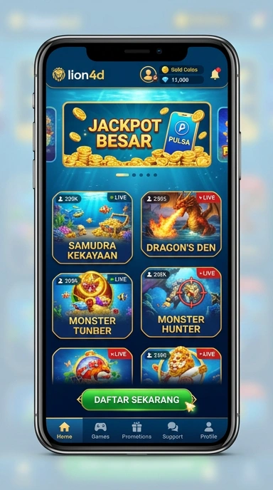 Proses unduh cepat di aplikasi lion4d yang aman dan terpercaya.